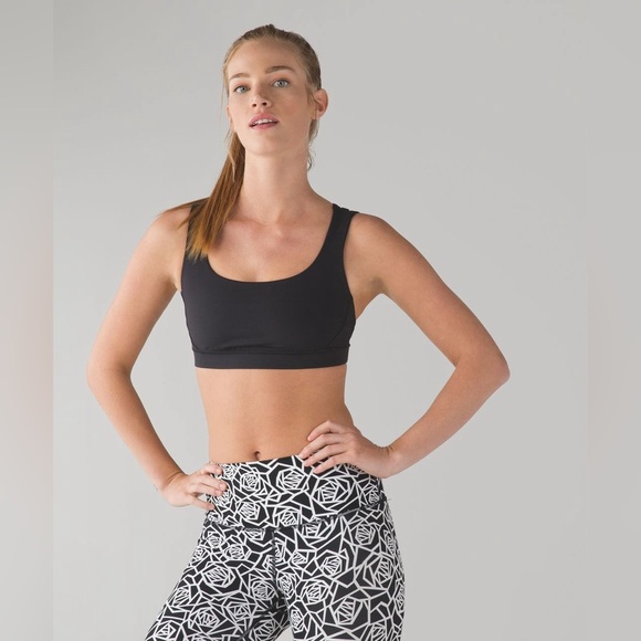 🍋Lululemon Energy Bra Exhale Black - Picture 4 of 11